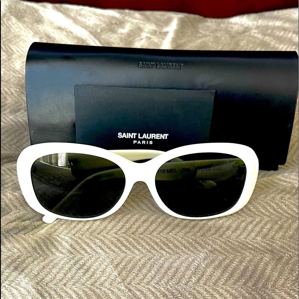 Saint Laurent sunglasses.